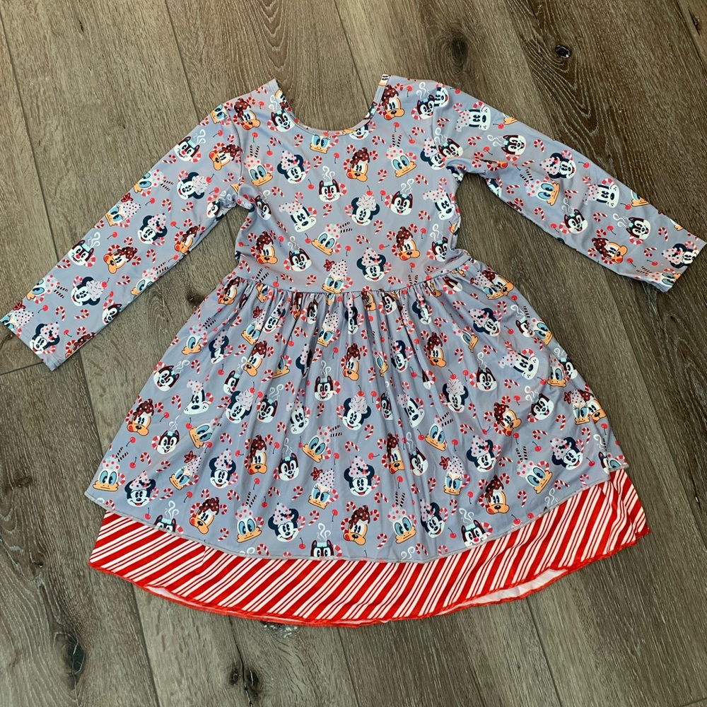 Mickey & Friends  holiday layered dress